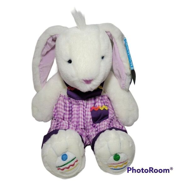 Commonwealth Easter Bunny Rabbit Plush Decorative Egg Feet Animal 1998 Target - Picture 1 of 14